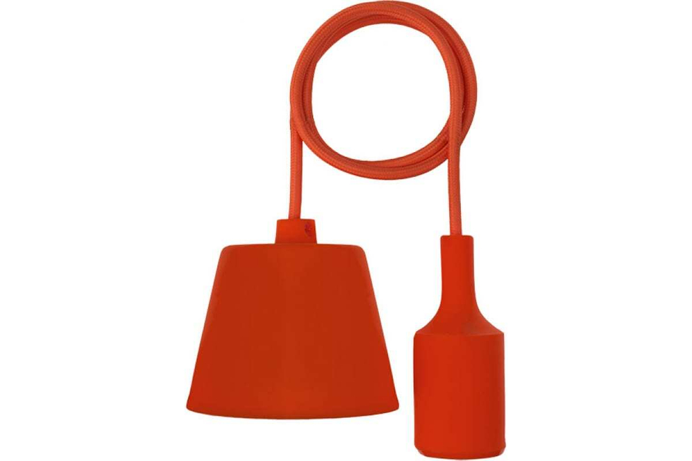 ПАТРОН REXANT Е27 СИЛИКОНОВЫЙ СО ШНУРОМ 1М КРАСНЫЙ 11-8888