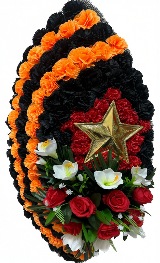 Венок на возложение "Георгиевская лента" №11 Венок на возложение "Георгиевская лента" №11