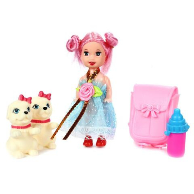 Кукла-мини классическая с аксесс., пакет WS1041