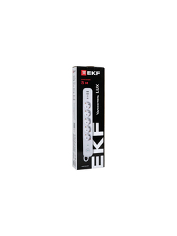 Удлинитель 5х5м IP20 2USB 2.4А+2type-C LUX 1.5кв.мм EKF UBA-LUX-505-TC