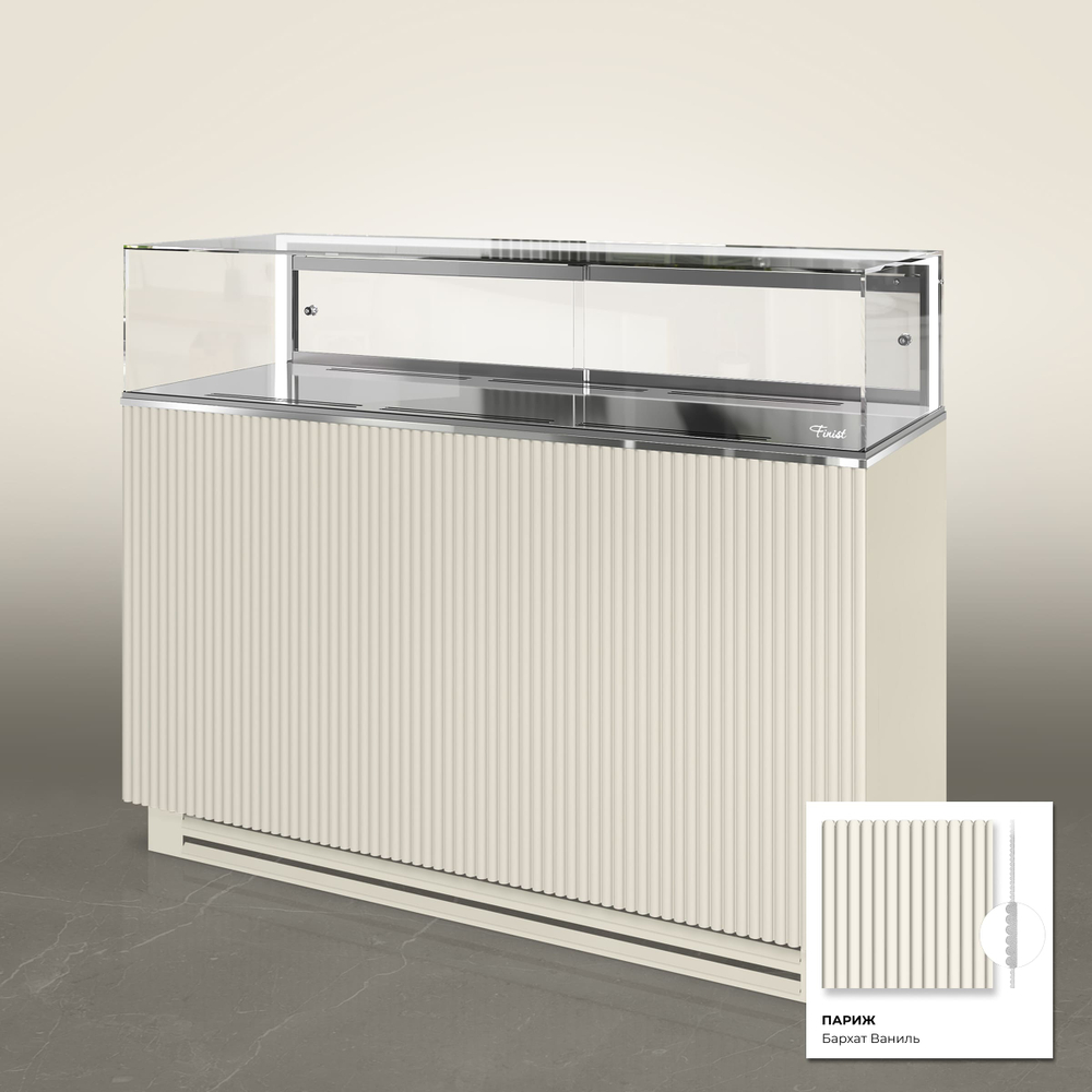 Кондитерская напольная холодильная витрина Finist GLASSIER 58 LUX
