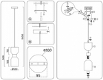 Подвесной светильник Ambrella Light LH LH56081