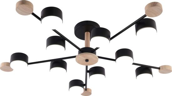 GX3751-10 BK+WOOD (1) Люстра RL