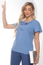 Блуза "Сицилия" (голубая) Б8062 LT Collection (Акция)