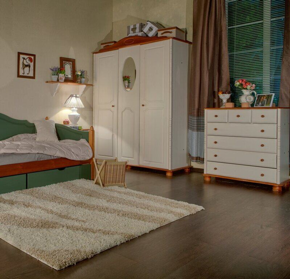 Шкаф для одежды, 150x204x60, Айно 3-створчатый