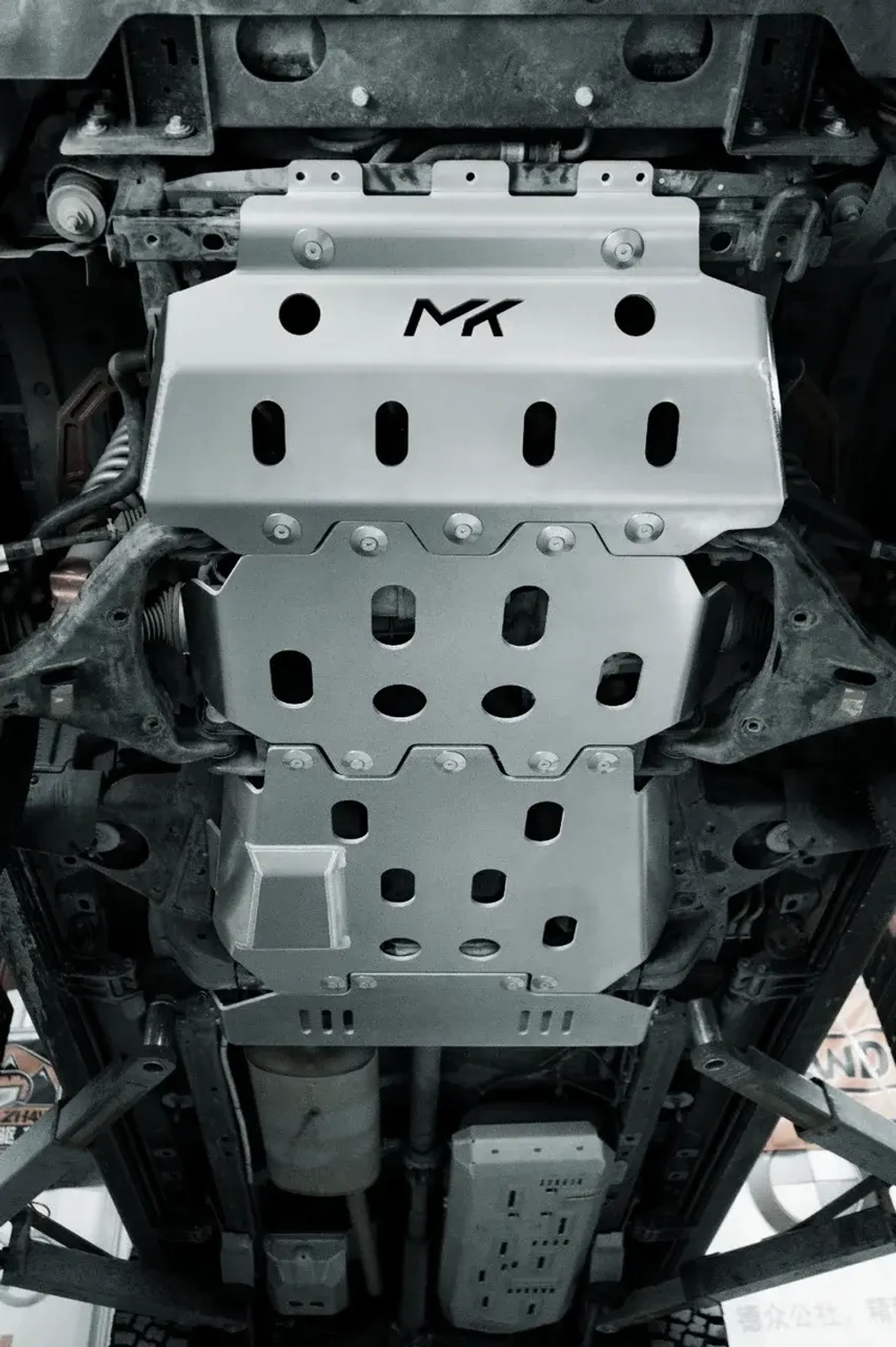 Защита днища 8мм MEIKA для GWM Poer KingKong 2023+ Great Wall Motor защита картера кпп двигателя