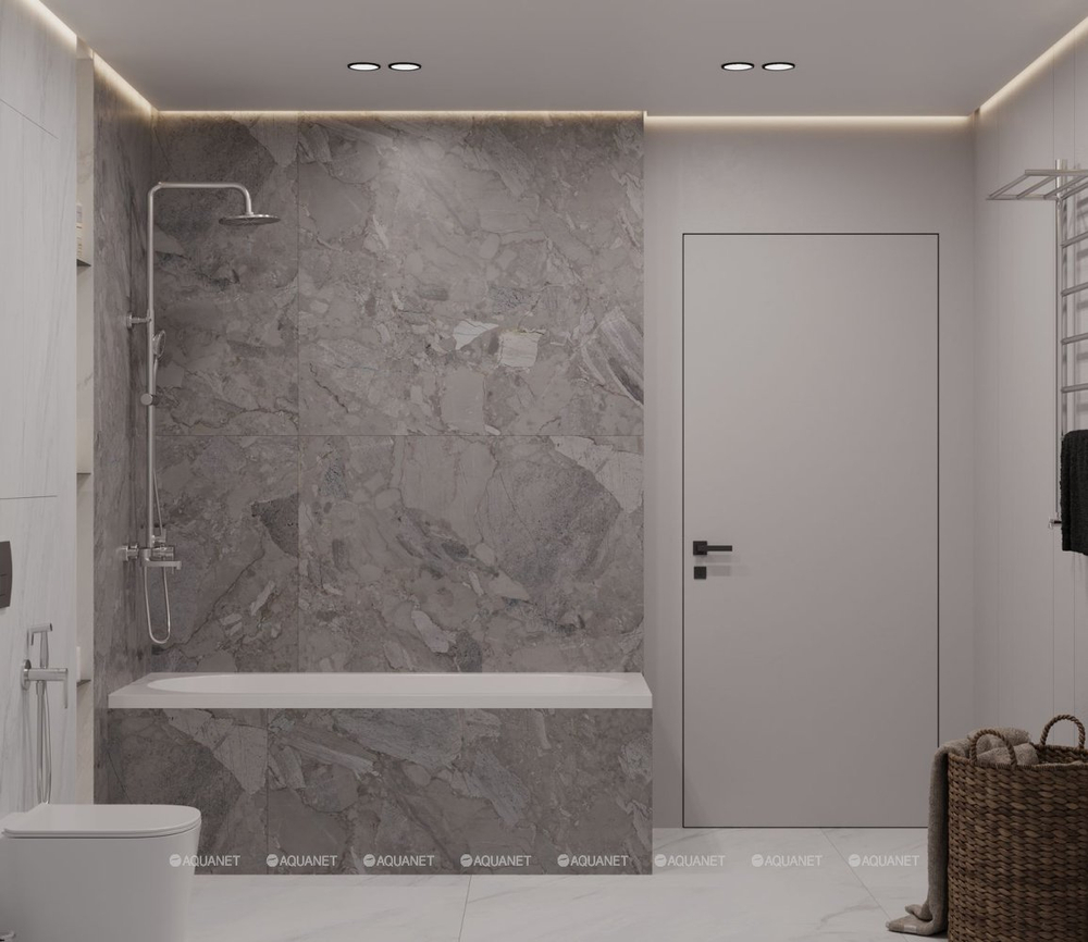 Акриловая ванна Aquanet (Акванет) Lotos 175x80 с каркасом
