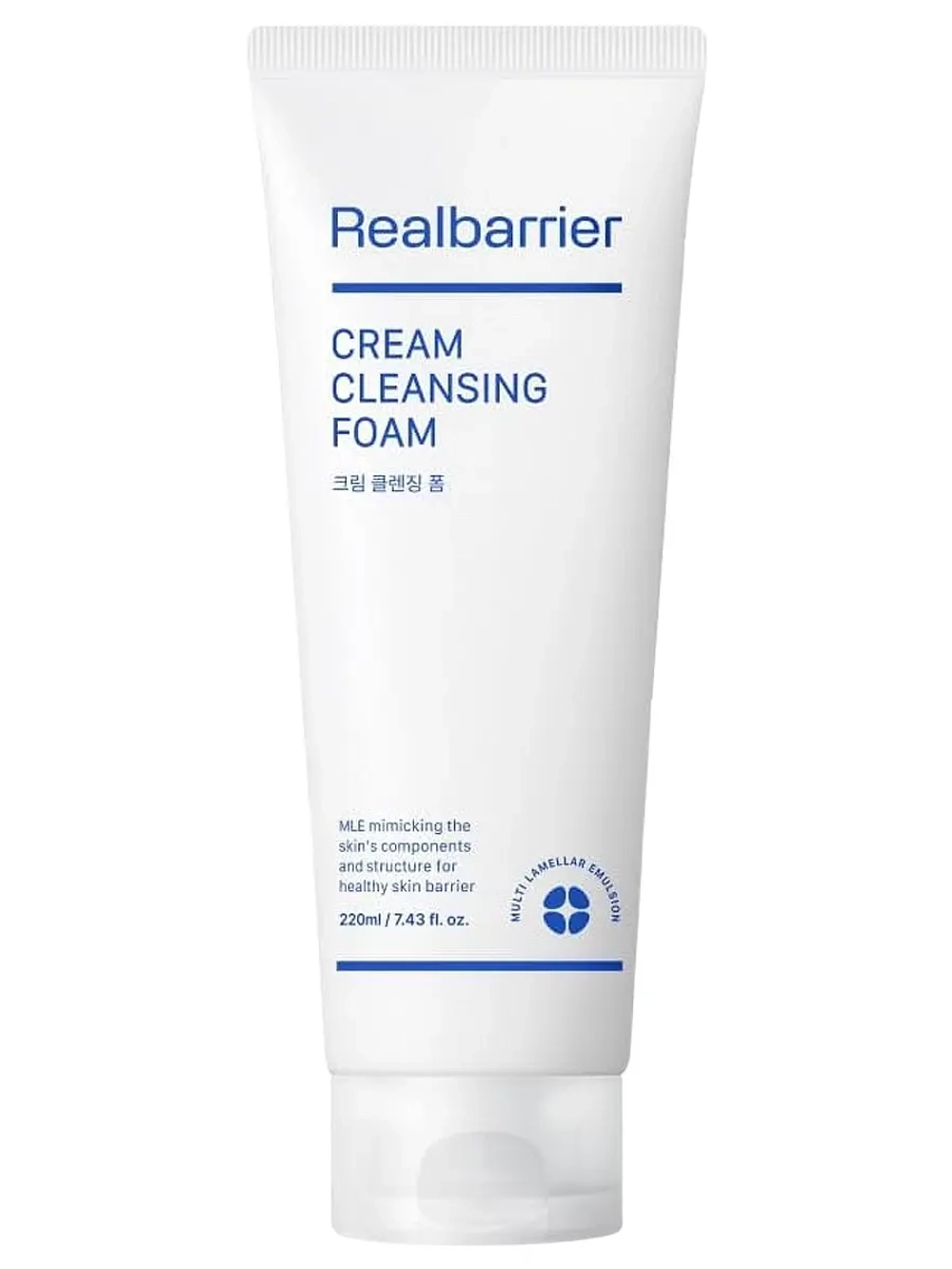 Real Barrier Кремовая очищающая пенка c керамидами Ceramide Moisture Cleansing Foam 220 мл