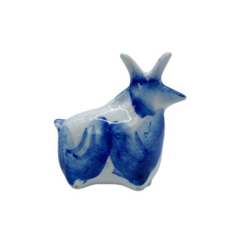 Фигурка Коза малая гжель