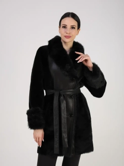 Дубленка зимняя шуба натуральная двусторонняя