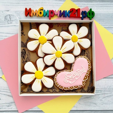 Имбирные пряники 8 марта