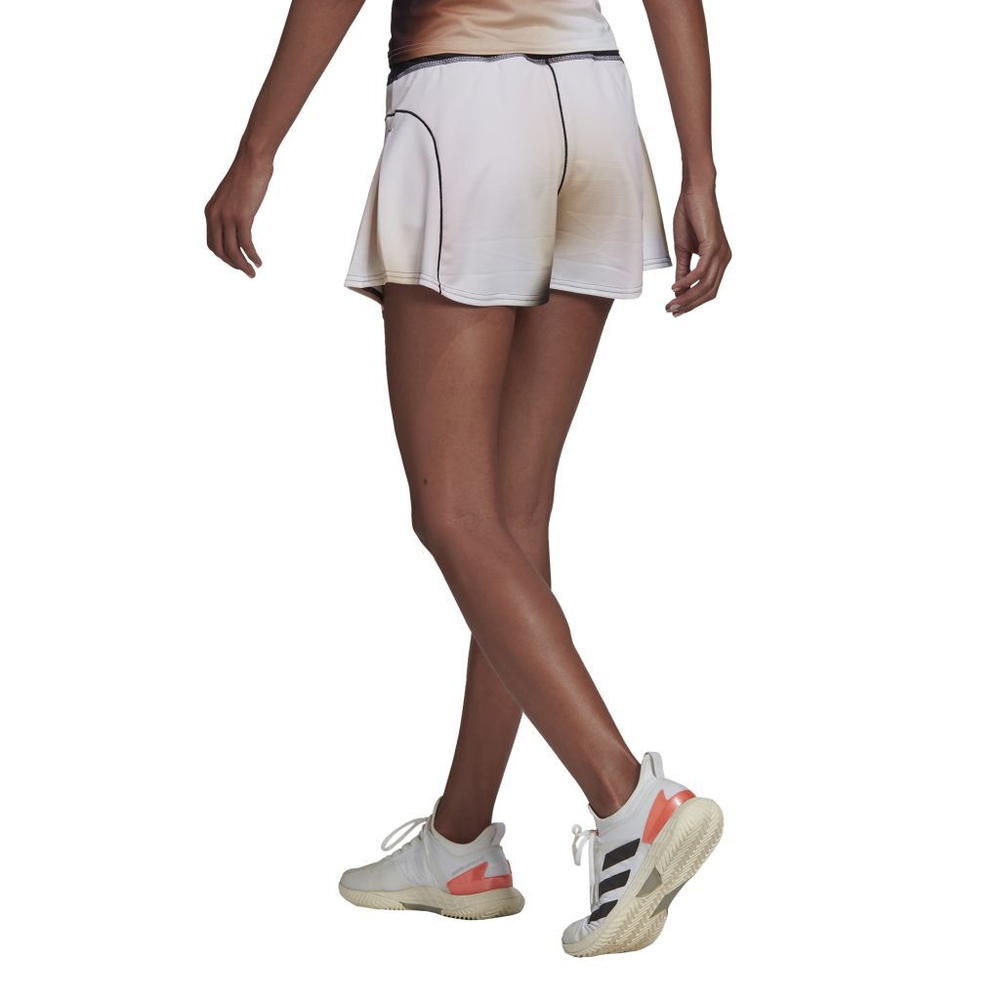 Теннисная юбка Adidas Mel Match Skirt - black/white/wonder mauve