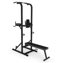 Турник-пресс-брусья со скамьей UNIX Fit POWER TOWER 120P