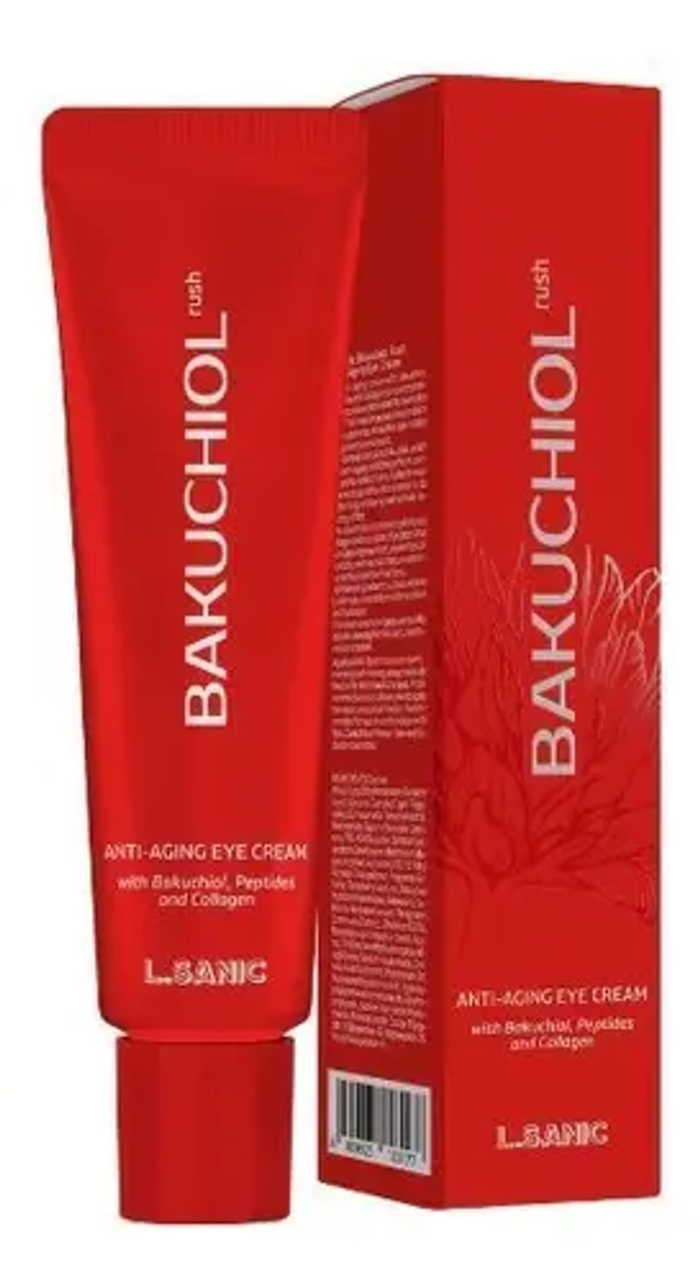 Крем для век антивозрастной с бакучиолом L.SANIC Bakuchiol Rash Anti-Aging Eye Cream 30 мл