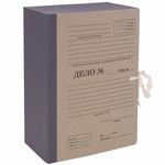Папка архивная А4 "Форма 21", 150 мм, переплетный картон/бумвинил, завязки, до 1500 л., STAFF, 112169