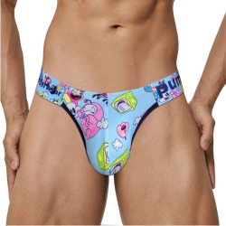 Мужские трусы танга голубые PUMP! MP296-17