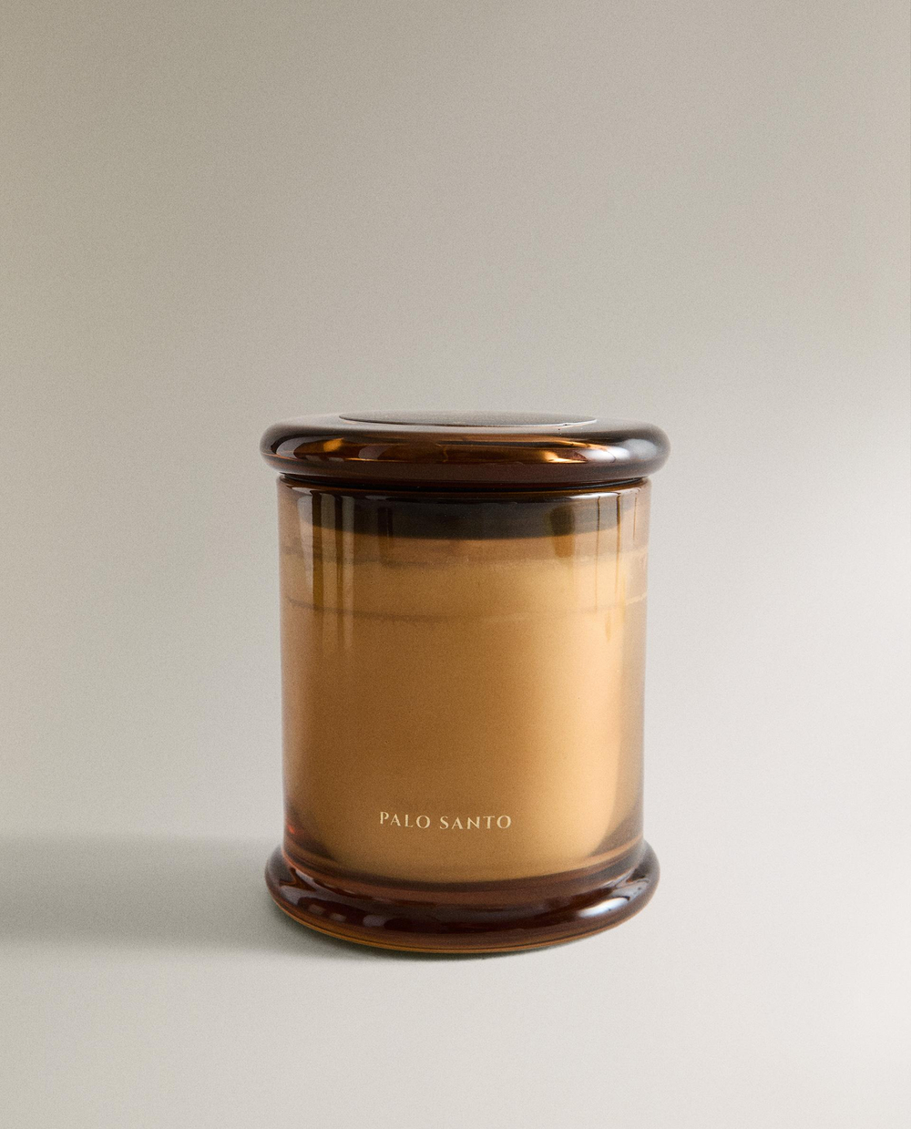 Zara Home Свеча ароматическая Palo Santo 350 г, растительный воск, аромат восточный древесный, Коричневый