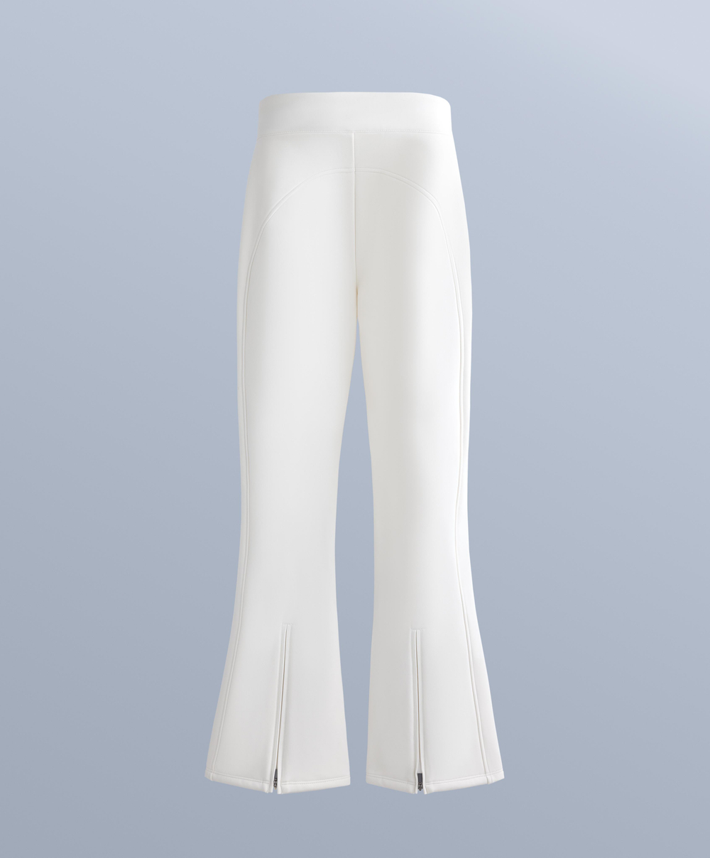 OYSHO Водонепроницаемые эластичные брюки-клеш SKI, белый