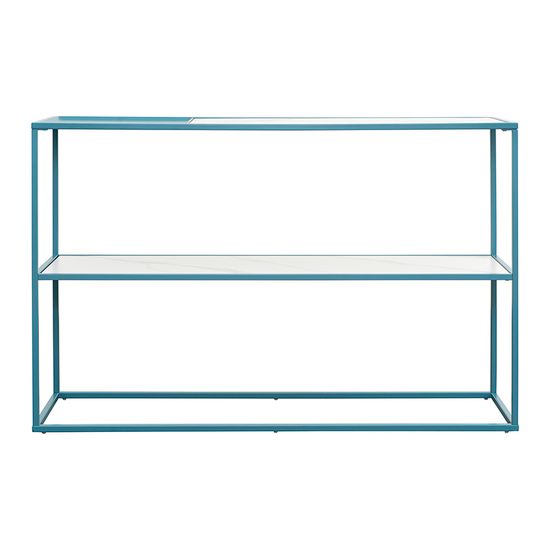 Стол консольный mayen, 120х35х76 см, белый/бирюзовый