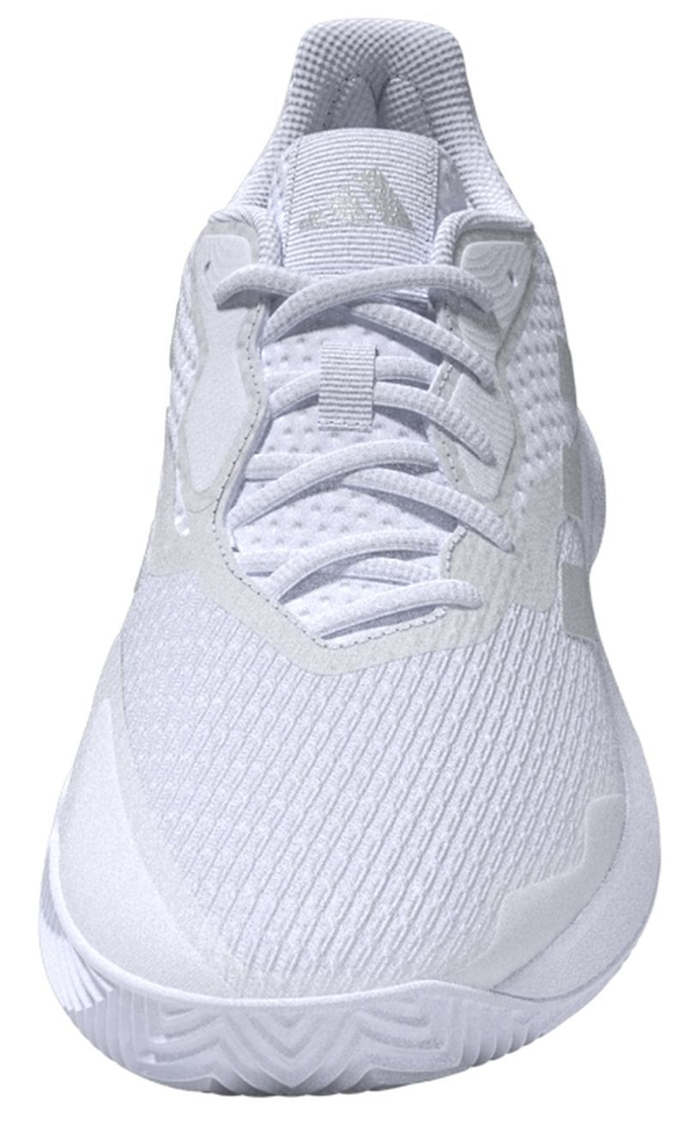 Женские Кроссовки теннисные Adidas CourtJam Control W Clay - footwear white/silver metallic/grey one