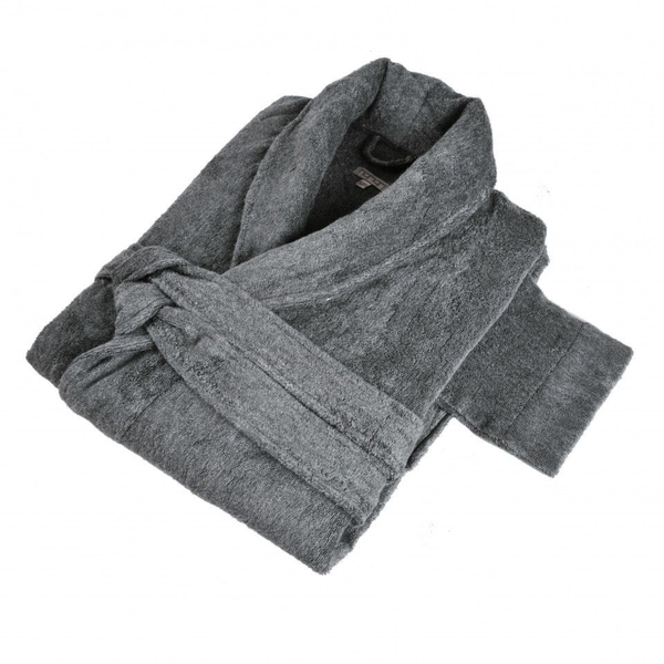 Халат махровый Hamam Ash серый