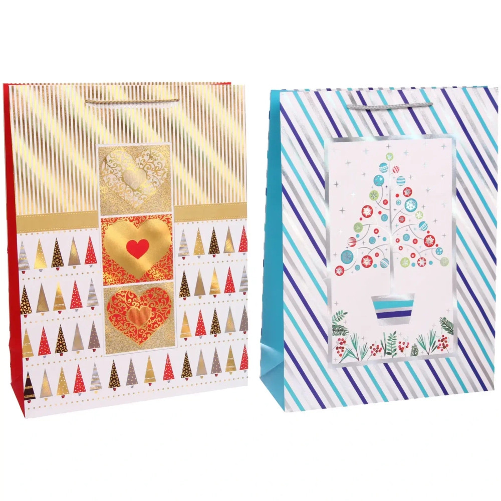 Пакет подарочный «Зимняя нежность» 31*42*12 см, микс