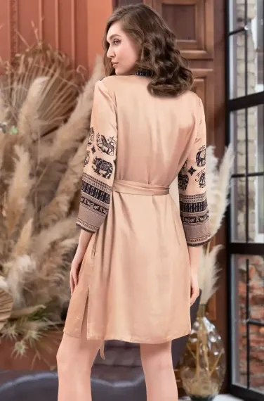 Рубашка халат на пуговицах Mia-Amore RIANNA 1857