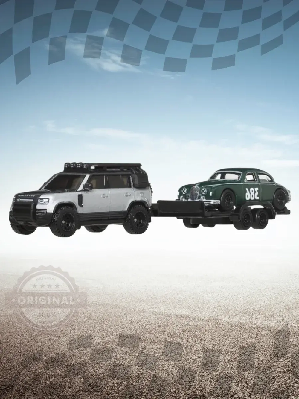 Набор Хот Вилс Premium Jaguar и Land Rover FLF56 JBM29