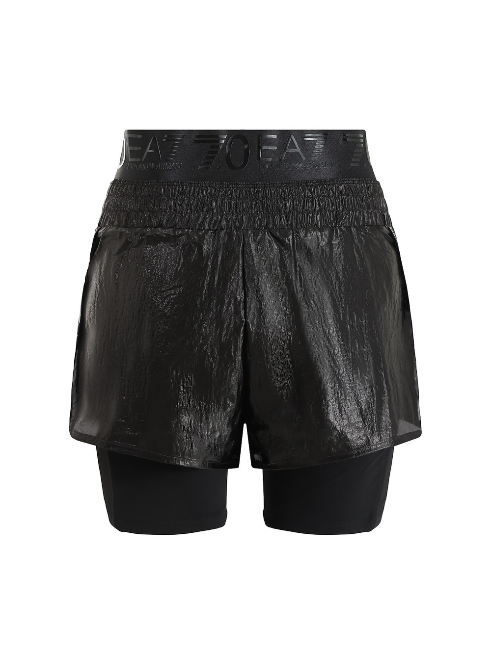 Двойные спортивные женские шорты Shorts EA7