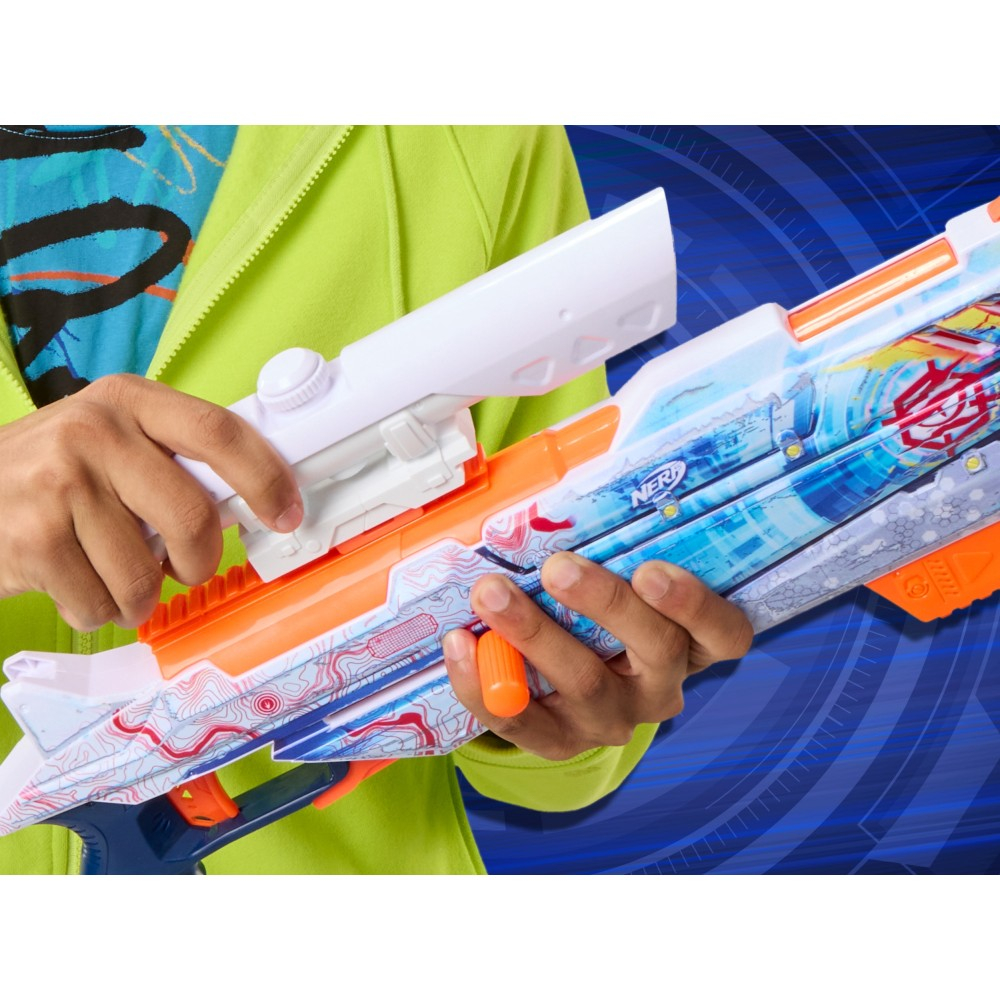 Hasbro G1763 — Бластер Nerf Loadout «Arctic Zerostriker» с 24 стрелами G1763 — фото 9