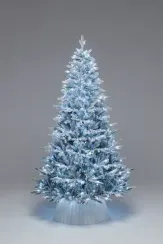 Искусственная елка Хеймдалль заснеженная 180 см., 100% литая хвоя, с холодными Led лампами, ЕлкиТорг (236180)