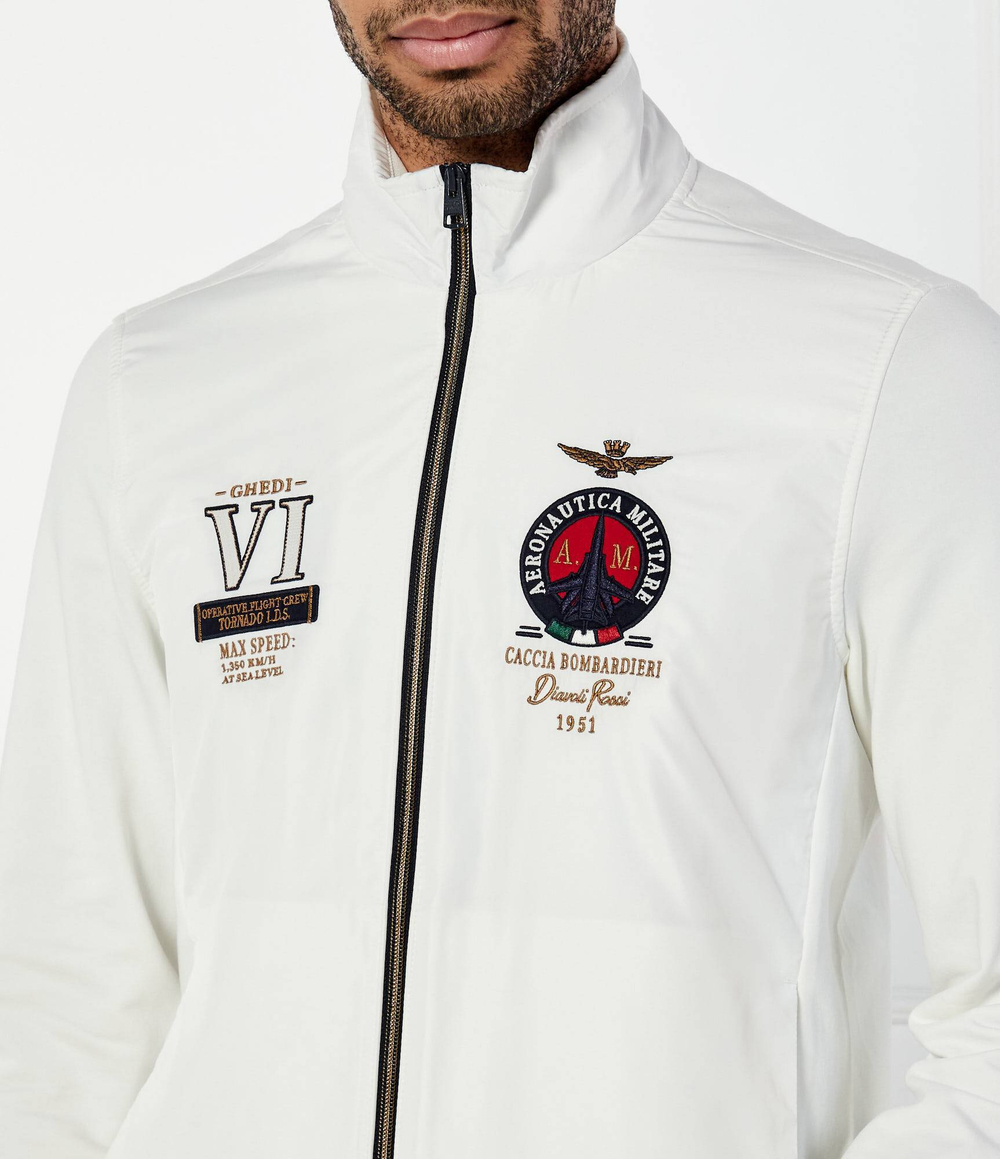 Куртка бомбер Aeronautica Militare - экрю(AF500F459)