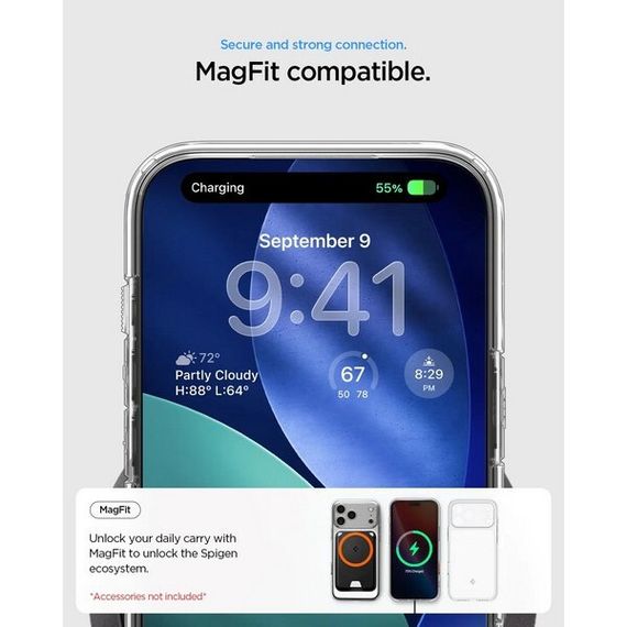 Чехол Spigen Ultra Hybrid T (MagFit) для iPhone 17 Pro (ACS10077) White