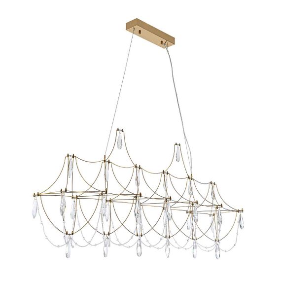 Подвесная светодиодная люстра Modelux Premium ML.5603.1200P BS