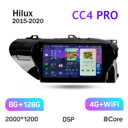 Teyes CC4 Pro 10,2" для Toyota Hilux 2015-2020 (прав)