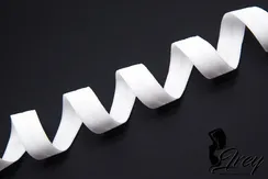 001 626/15 Бейка окантовочная Lauma 15 мм, белый 001