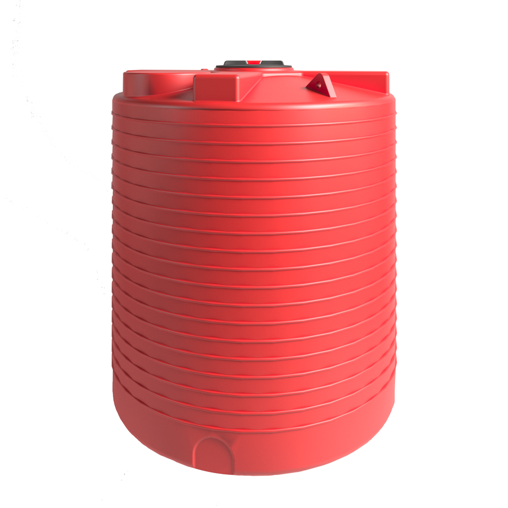 Емкость вертикальная усиленная 10000л Политим 10000 л.(2330x2330x2630см;красный
) - арт.560757