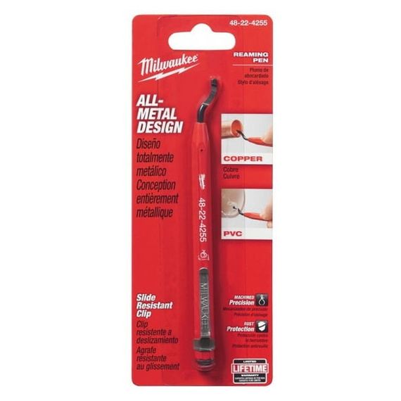 Гратосниматель Milwaukee (фаскосниматель) для медных и ПВХ труб, 48224255 — (3)