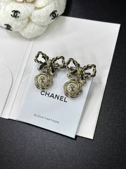 Серьги CHANEL