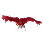 Деревянный конструктор Огненный Феникс со светящимися глазами (Lemmo)