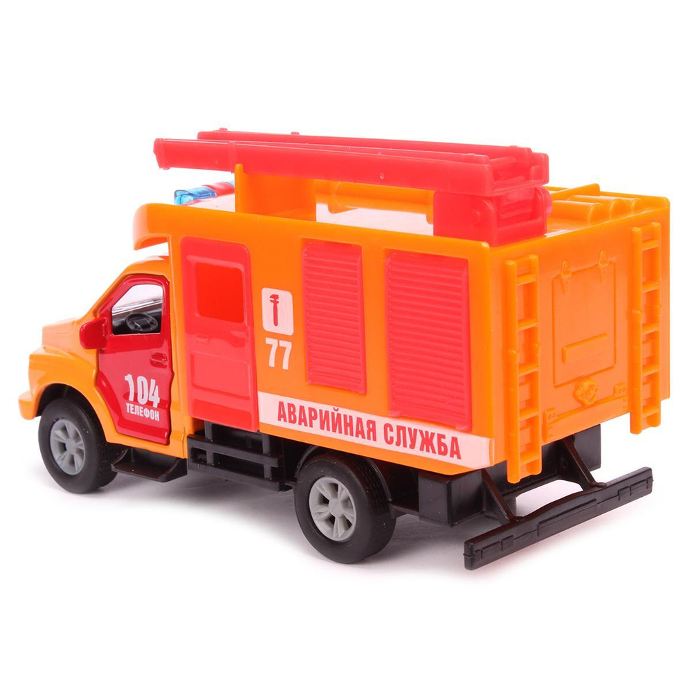 Модель ин. мет. "Газон Next Аварийная служба" 14,5см, дв.подв.дет, коробка SB-18-29-F-1-WB (Технопарк)