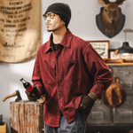 Рубашка мужская из бамбука длинный рукав весна