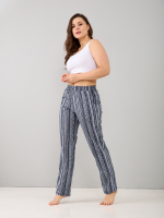 Брюки Бк-498/синий-полосаузор