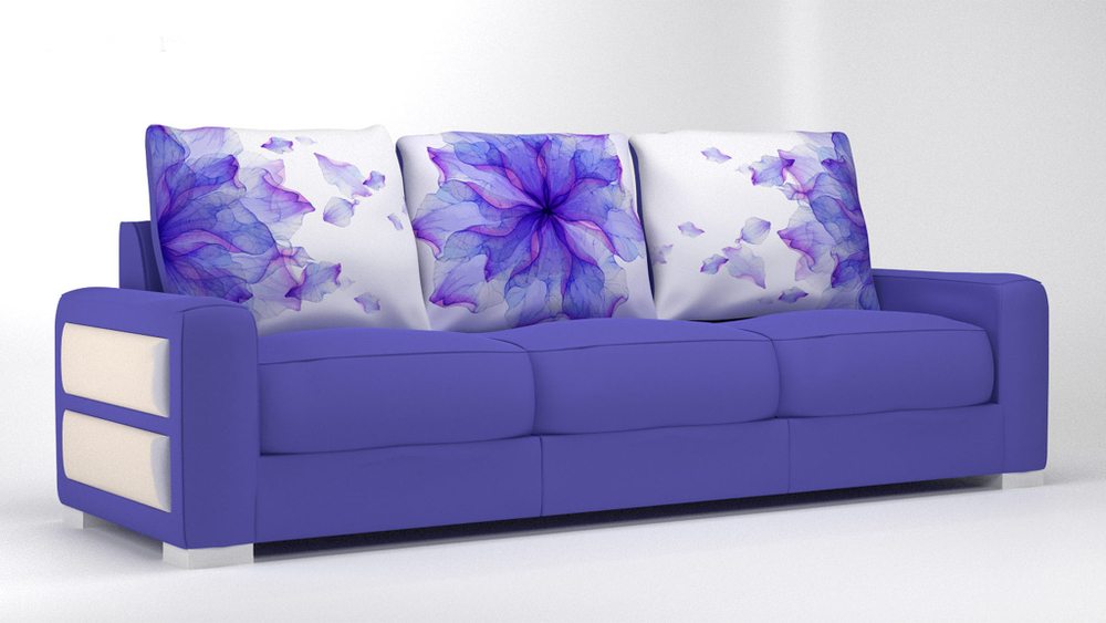 Микровелюр Xpoint (Икспоинт) 0009.05 Каледоскоп серо-оранжевый