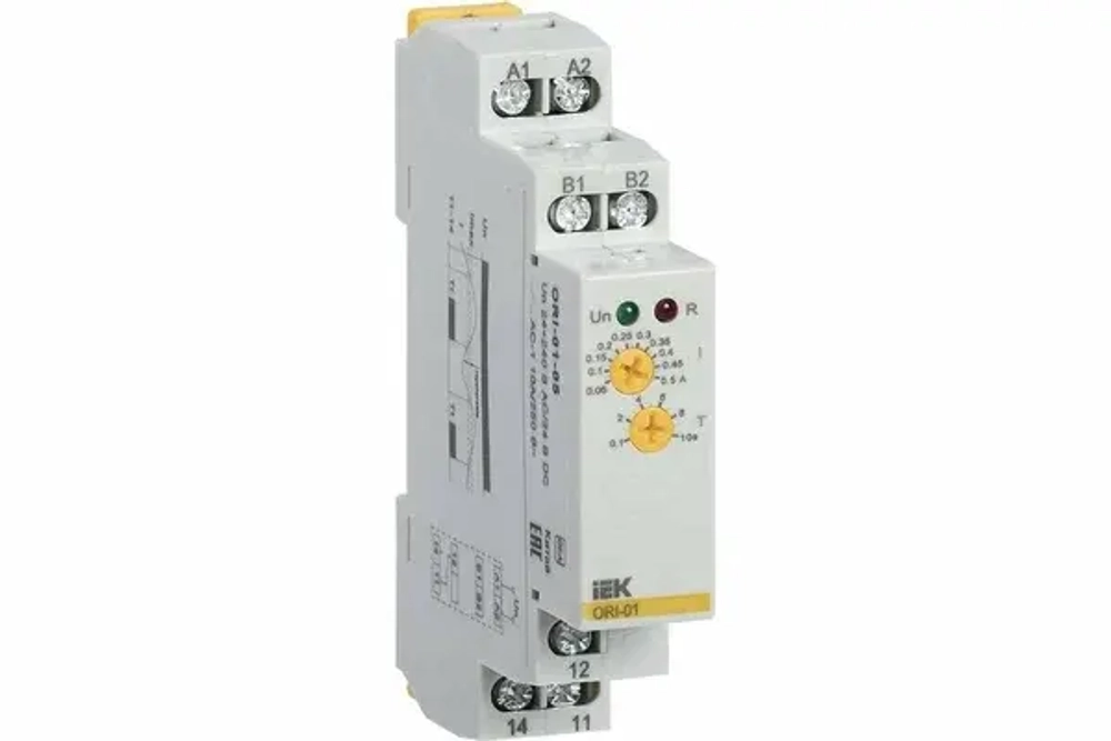 Реле тока IEK ONI ORI 0,05-0,5 А 24-240 В AC / 24 В DC арт. ORI-01-05