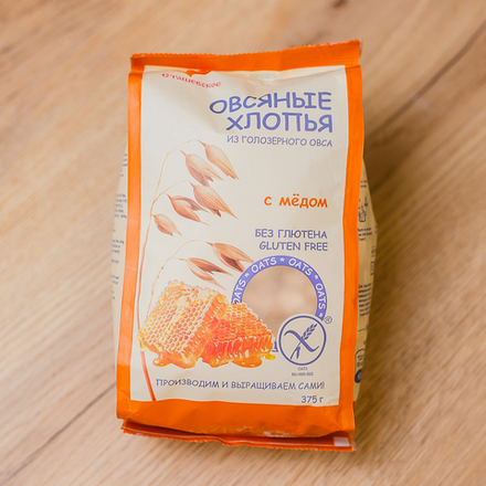 Овсяные хлопья без глютена смедом,Сташевские