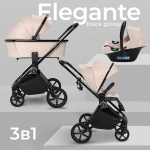 Детская коляска Sweet Baby Elegante 3 в 1 SBL GL Beige