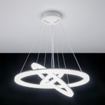 Подвесная светодиодная люстра Citilux Электрон Смарт CL710A104S