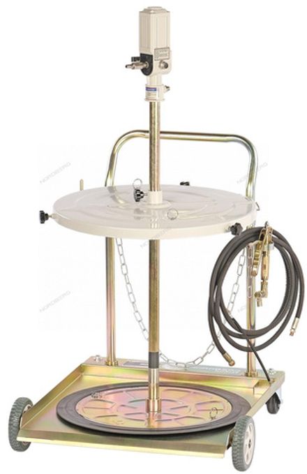 Цена на NORDBERG (NO5026) Установка пневматическая для раздачи густой смазки из бочек до 200 л, c тележкой