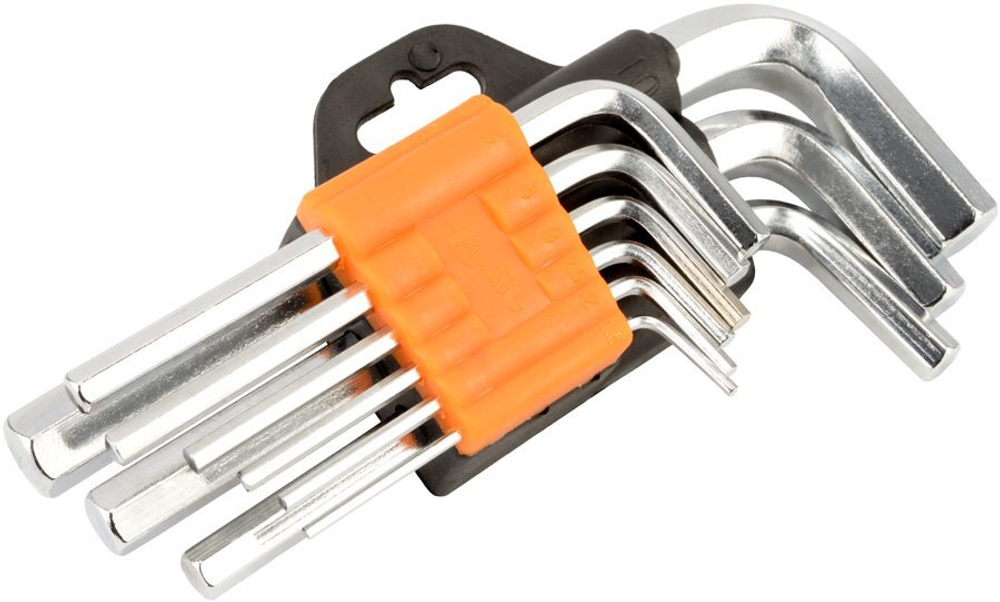 Набор шестигранников  9пр (1,5-10мм) TOOLS коротких А-2002/RLS 001